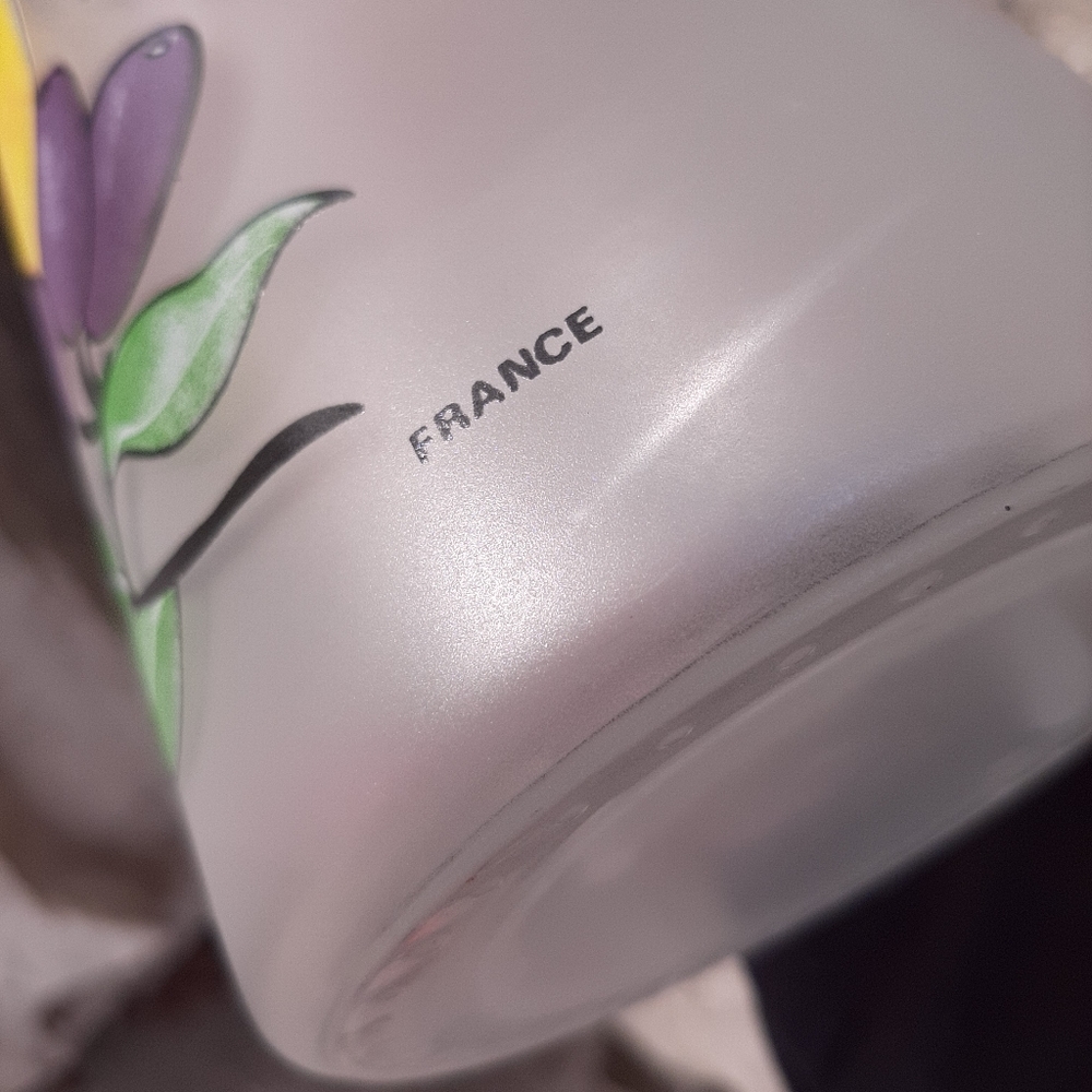 Gorgeous vintage glass pitcher and glass set - Picture 4 of 4